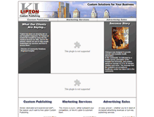 Tablet Screenshot of ki-lipton.com